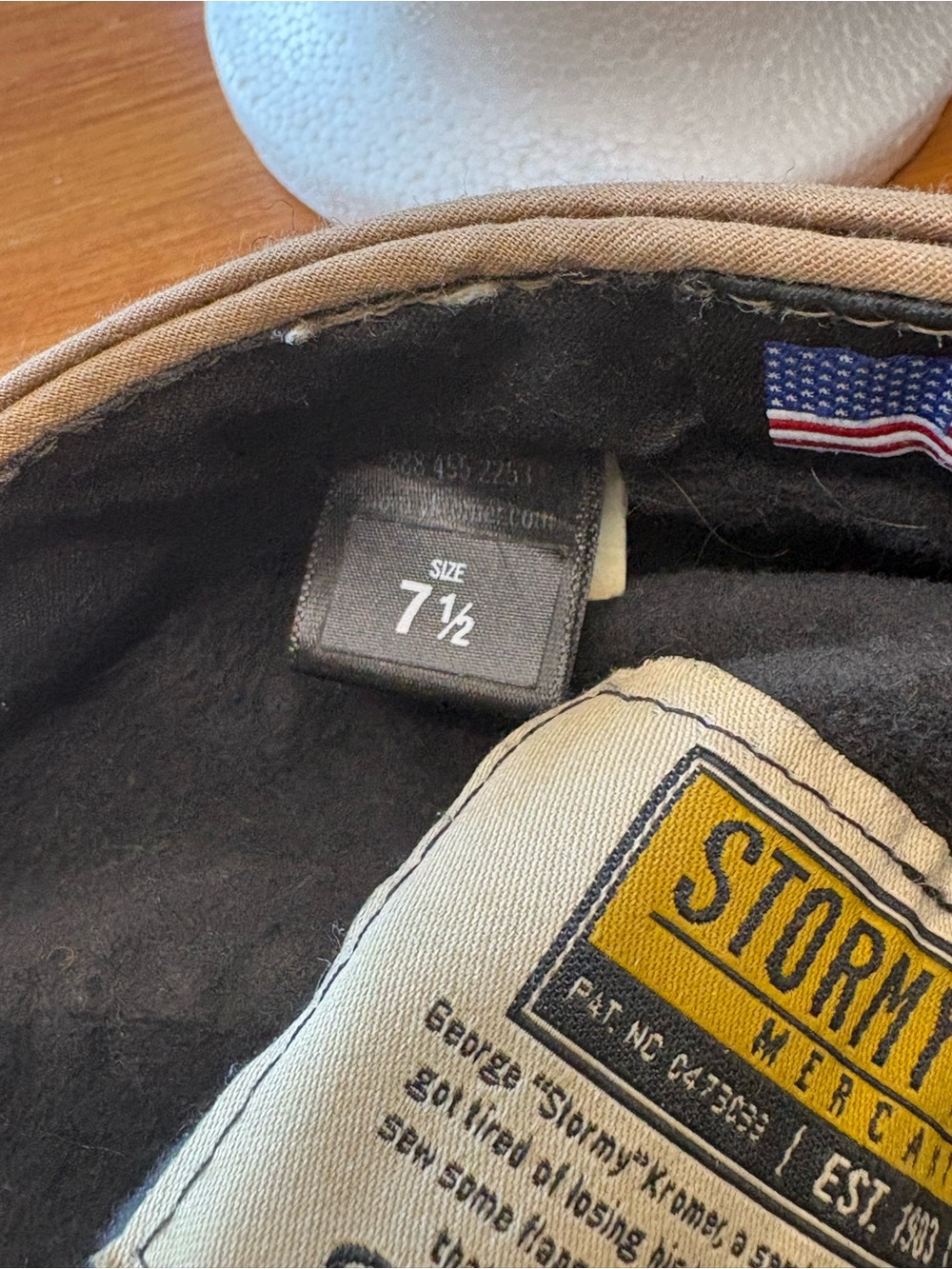 Vintage The Original Stormy Kromer Wool Plaid Cap Hat Size 7 1/2 EUC - Picture 9 of 11